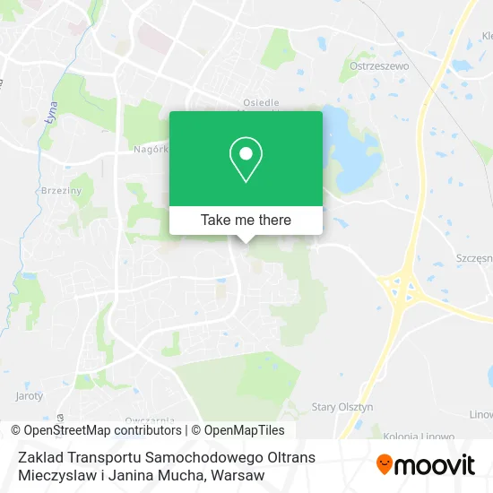 Zaklad Transportu Samochodowego Oltrans Mieczyslaw i Janina Mucha map