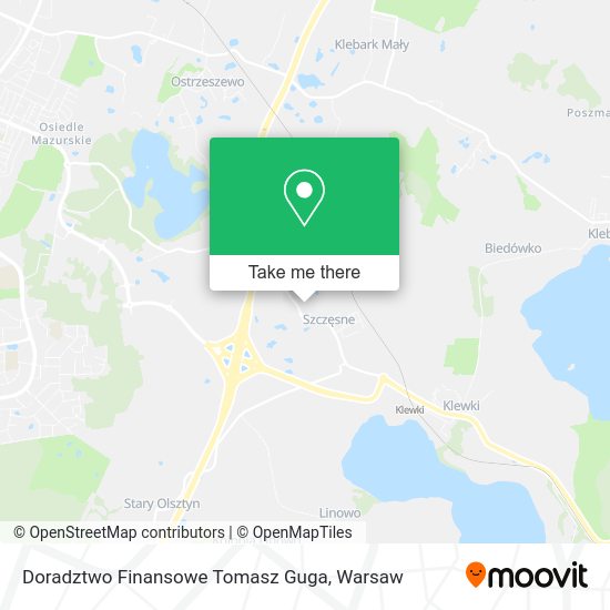 Doradztwo Finansowe Tomasz Guga map