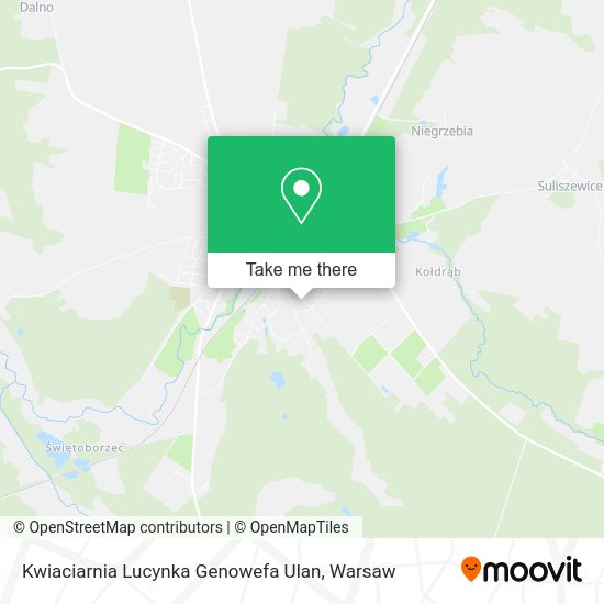 Карта Kwiaciarnia Lucynka Genowefa Ulan