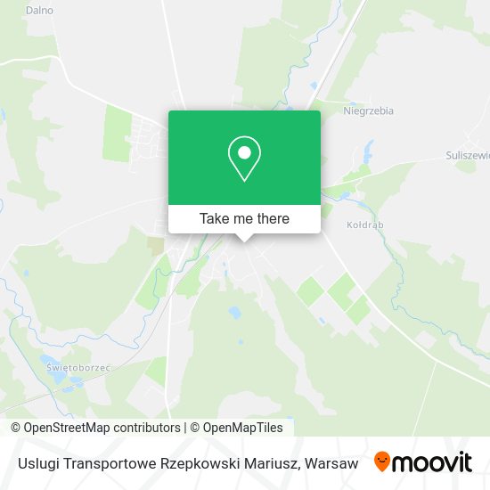 Uslugi Transportowe Rzepkowski Mariusz map