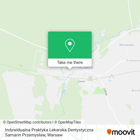 Indywidualna Praktyka Lekarska Dentystyczna Samarin Przemysław map