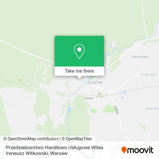 Przedsiebiorstwo Handlowo Usługowe Witex Ireneusz Witkowski map