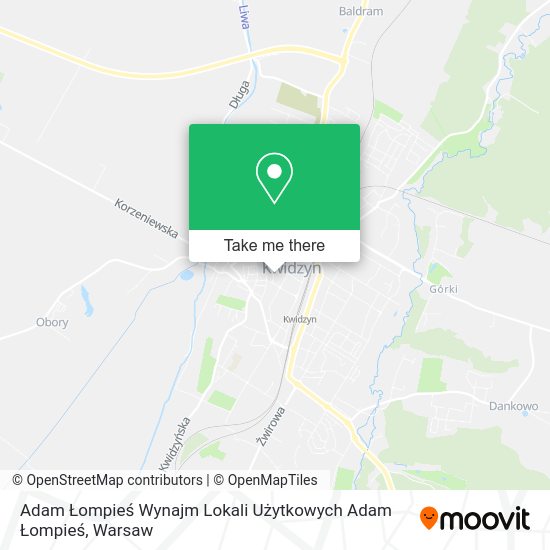 Adam Łompieś Wynajm Lokali Użytkowych Adam Łompieś map