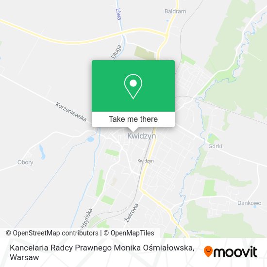 Kancelaria Radcy Prawnego Monika Ośmiałowska map