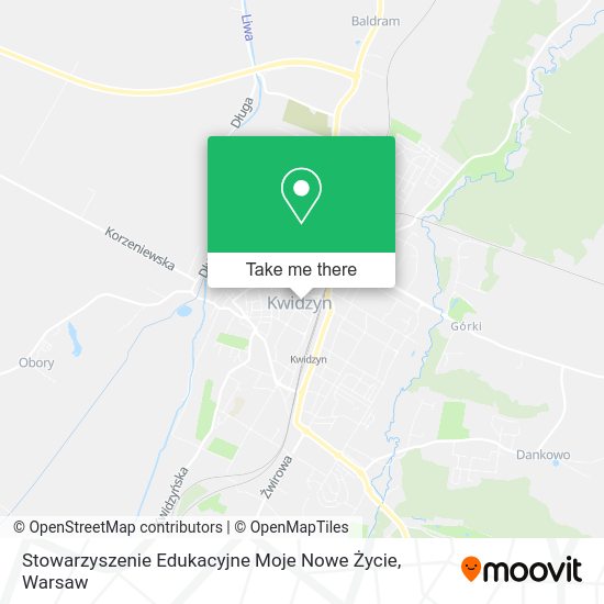 Карта Stowarzyszenie Edukacyjne Moje Nowe Życie