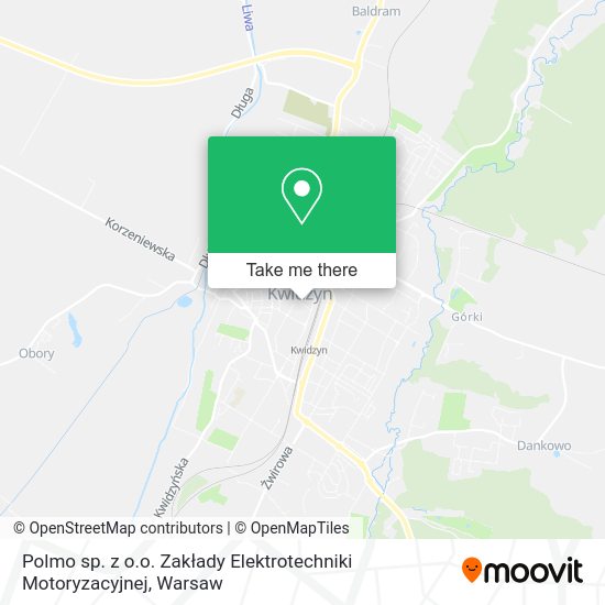 Polmo sp. z o.o. Zakłady Elektrotechniki Motoryzacyjnej map