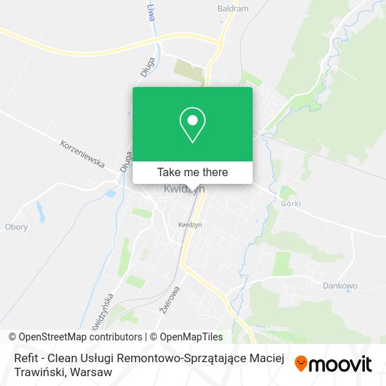Refit - Clean Usługi Remontowo-Sprzątające Maciej Trawiński map