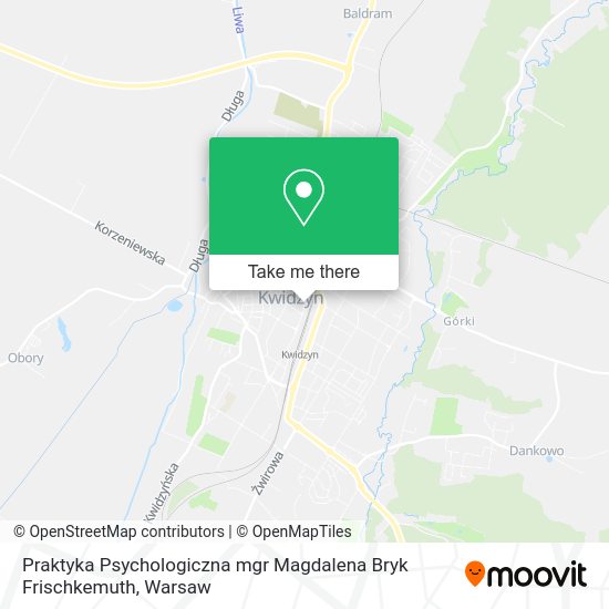 Praktyka Psychologiczna mgr Magdalena Bryk Frischkemuth map