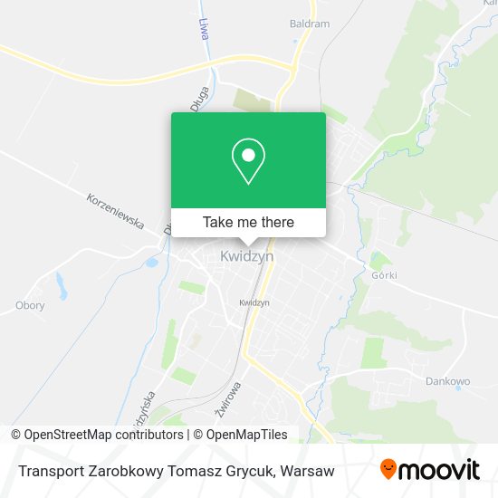 Transport Zarobkowy Tomasz Grycuk map