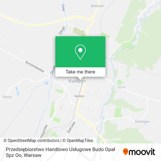 Przedsiębiorstwo Handlowo Usługowe Budo Opał Spz Oo map