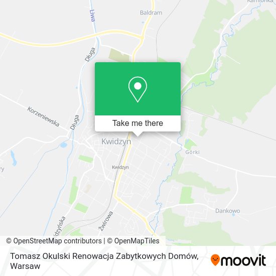 Tomasz Okulski Renowacja Zabytkowych Domów map