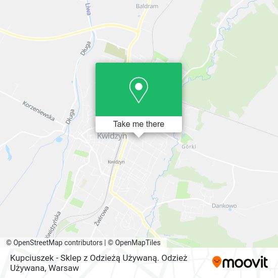 Kupciuszek - Sklep z Odzieżą Używaną. Odzież Używana map