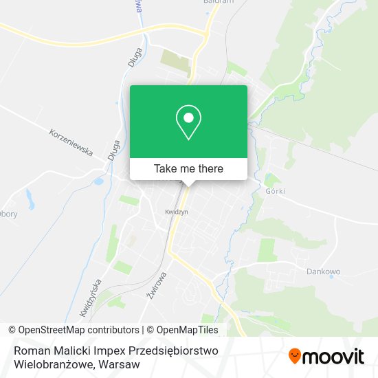 Roman Malicki Impex Przedsiębiorstwo Wielobranżowe map