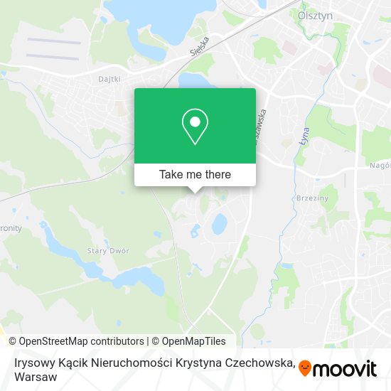 Irysowy Kącik Nieruchomości Krystyna Czechowska map