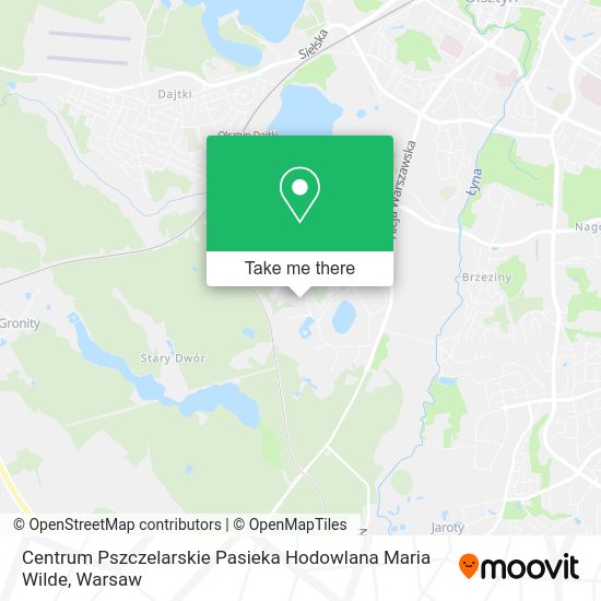 Centrum Pszczelarskie Pasieka Hodowlana Maria Wilde map