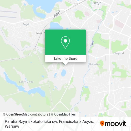 Parafia Rzymskokatolicka św. Franciszka z Asyżu map