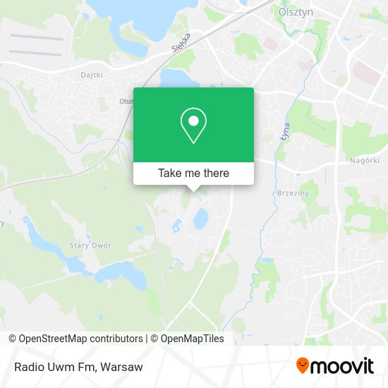 Radio Uwm Fm map