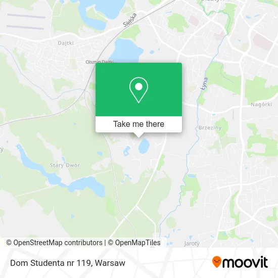 Карта Dom Studenta nr 119