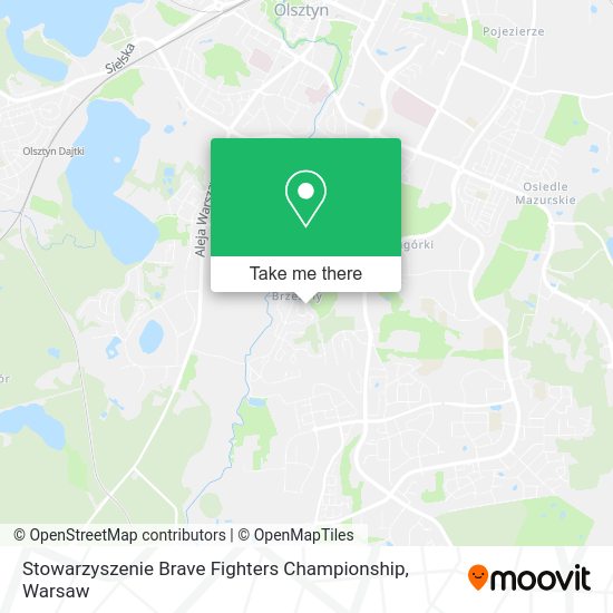 Карта Stowarzyszenie Brave Fighters Championship