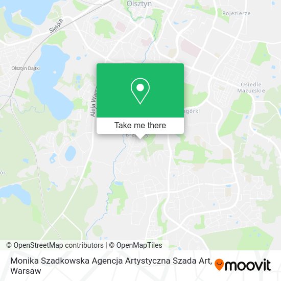 Monika Szadkowska Agencja Artystyczna Szada Art map