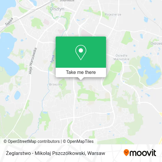 Żeglarstwo - Mikołaj Pszczółkowski map
