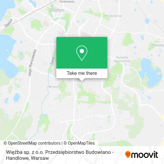 Więźba sp. z o.o. Przedsiębiorstwo Budowlano - Handlowe map