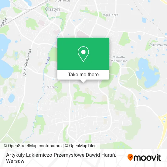 Artykuły Lakierniczo-Przemysłowe Dawid Harań map