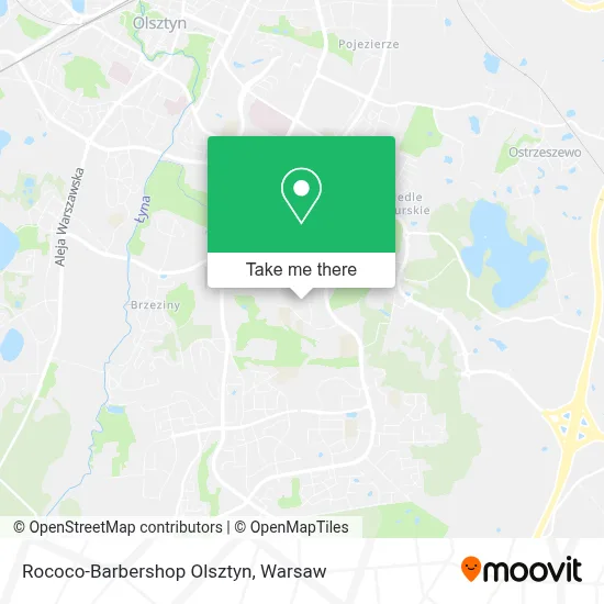 Rococo-Barbershop Olsztyn map