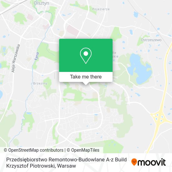 Przedsiębiorstwo Remontowo-Budowlane A-z Build Krzysztof Piotrowski map
