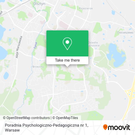 Poradnia Psychologiczno-Pedagogiczna nr 1 map