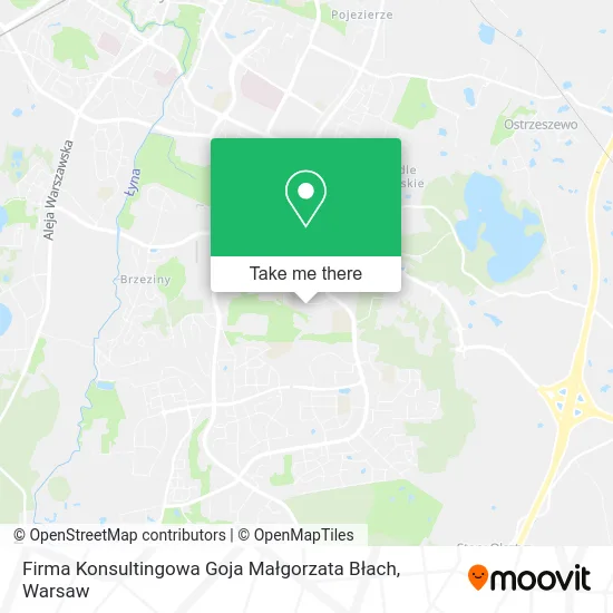 Firma Konsultingowa Goja Małgorzata Błach map