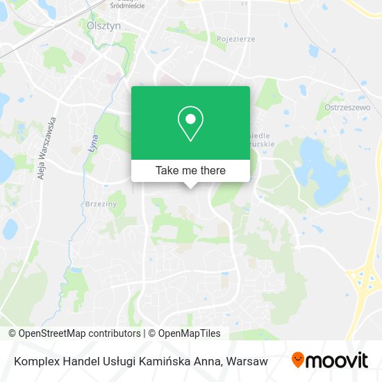 Komplex Handel Usługi Kamińska Anna map