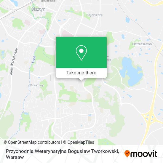 Przychodnia Weterynaryjna Bogusław Tworkowski map