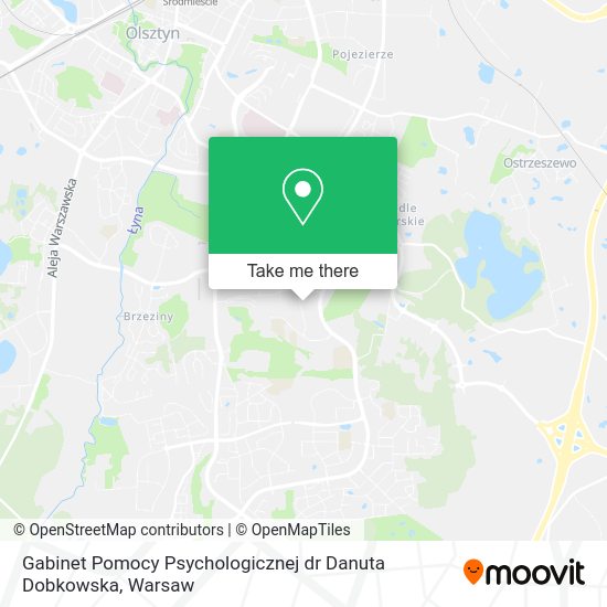 Gabinet Pomocy Psychologicznej dr Danuta Dobkowska map