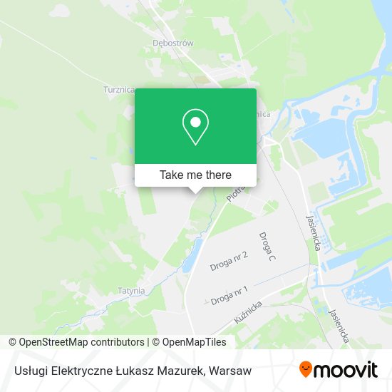 Usługi Elektryczne Łukasz Mazurek map