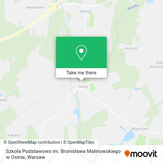 Szkoła Podstawowa im. Bronisława Malinowskiego w Osinie map