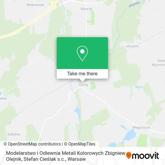 Modelarstwo i Odlewnia Metali Kolorowych Zbigniew Olejnik, Stefan Cieślak s.c. map
