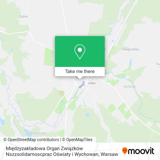 Międzyzakładowa Organ Związków Nszzsolidarnoscprac Oświaty i Wychowan map