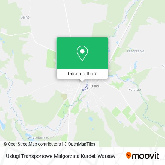 Карта Uslugi Transportowe Malgorzata Kurdel