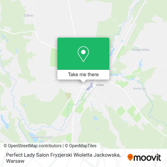 Perfect Lady Salon Fryzjerski Wioletta Jackowska map