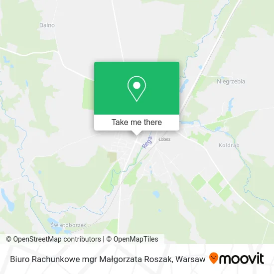 Карта Biuro Rachunkowe mgr Małgorzata Roszak