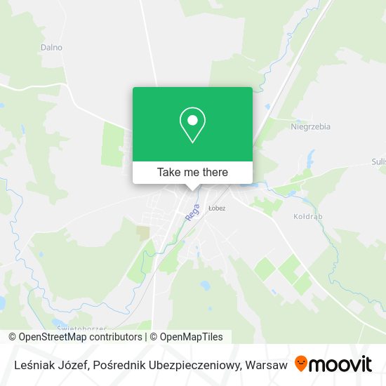 Leśniak Józef, Pośrednik Ubezpieczeniowy map