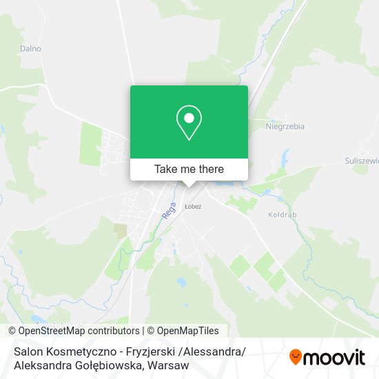 Salon Kosmetyczno - Fryzjerski /Alessandra/ Aleksandra Gołębiowska map