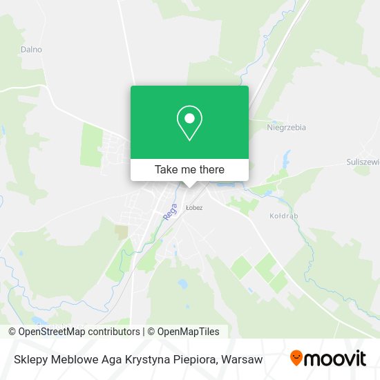 Sklepy Meblowe Aga Krystyna Piepiora map