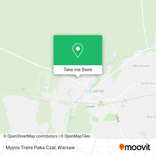 Карта Myjnia Trans Paka Czar