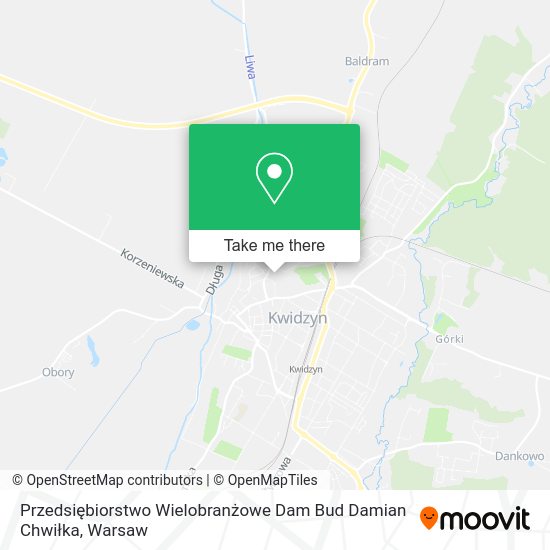 Przedsiębiorstwo Wielobranżowe Dam Bud Damian Chwiłka map