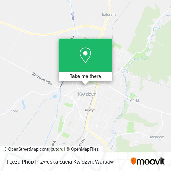 Tęcza Phup Przyłuska Łucja Kwidzyn map