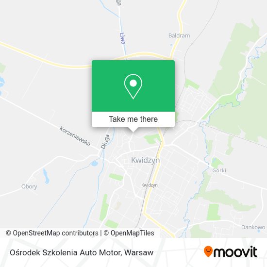 Ośrodek Szkolenia Auto Motor map