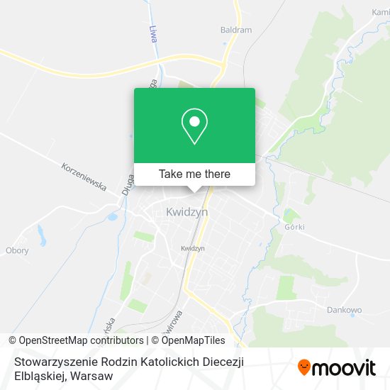 Stowarzyszenie Rodzin Katolickich Diecezji Elbląskiej map