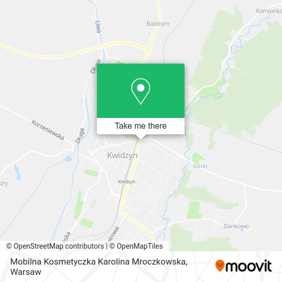 Mobilna Kosmetyczka Karolina Mroczkowska map